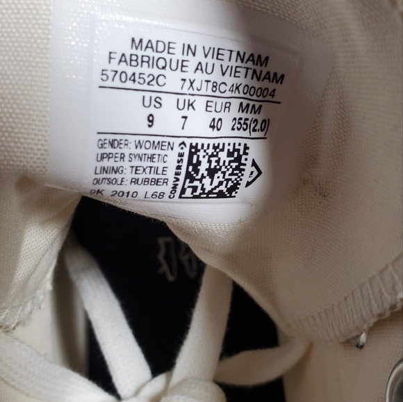 CONVERSE CTAS LIFT HI PLATFORM WOMEN'S SZ  / 570452C - Picture 10 of 13